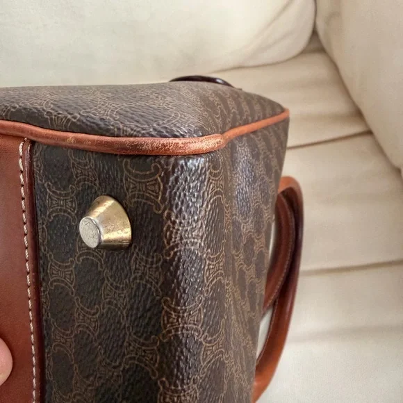 Vintage Celine Brown Macadam Boston - Picture 10 of 14